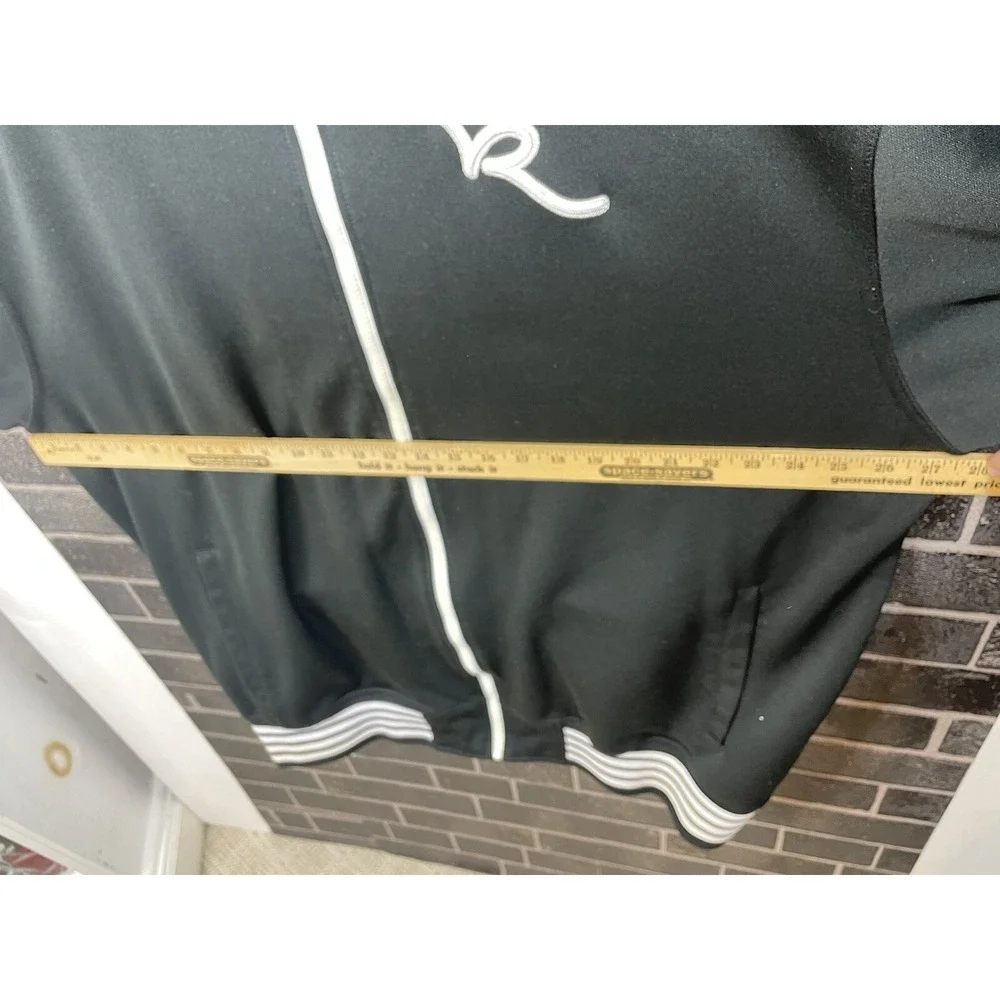 Vintage Y2K Rocawear Track Jacket 3X 90's Full Zip Black And White